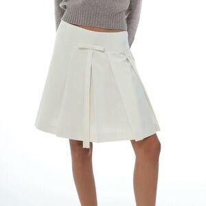 Sandy Liang Arne Skirt in Cream